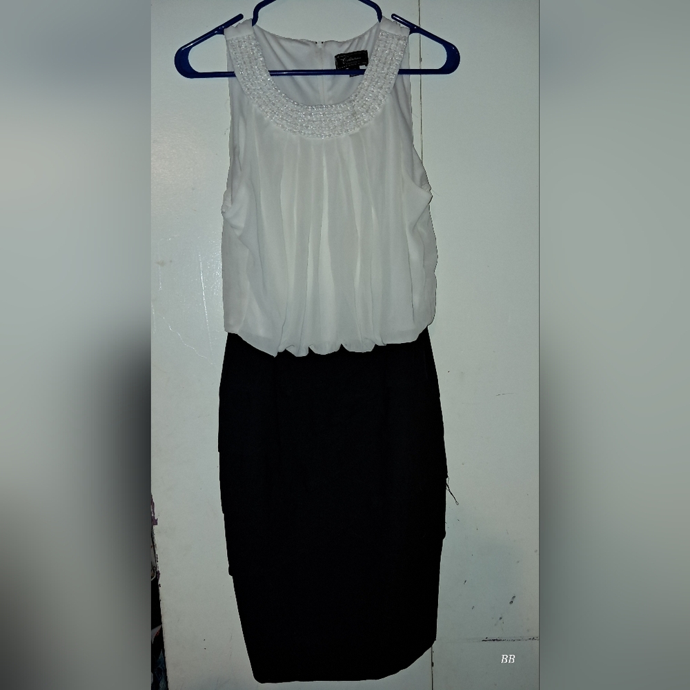 Elegant Black and White Skirt by Dressbarn Collections